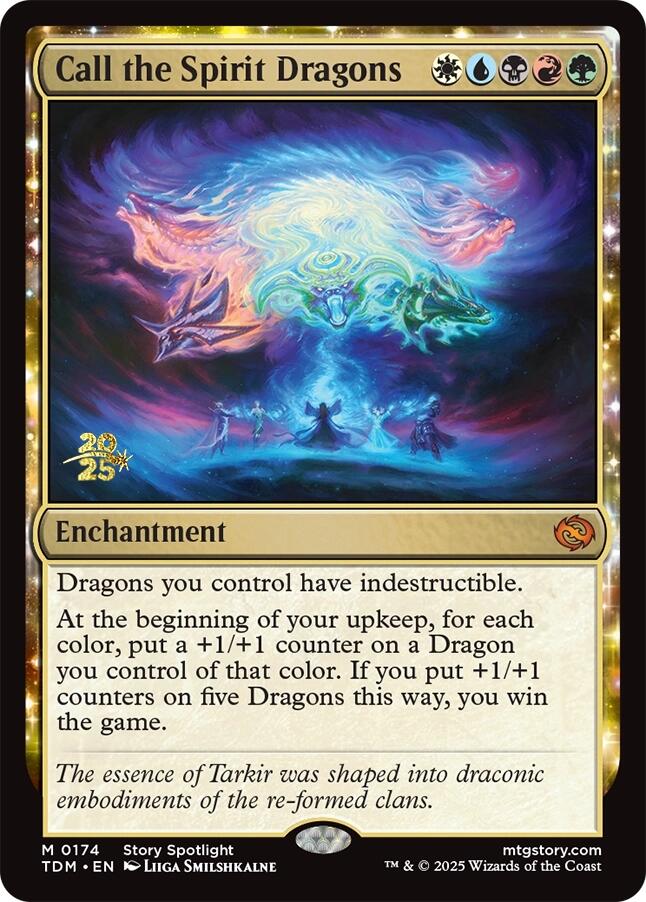 Call the Spirit Dragons [Tarkir: Dragonstorm Prerelease Promos] | Impulse Games and Hobbies