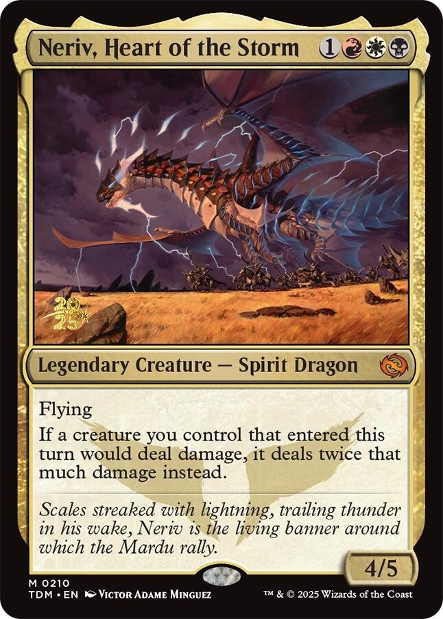 Neriv, Heart of the Storm [Tarkir: Dragonstorm Prerelease Cards] | Impulse Games and Hobbies