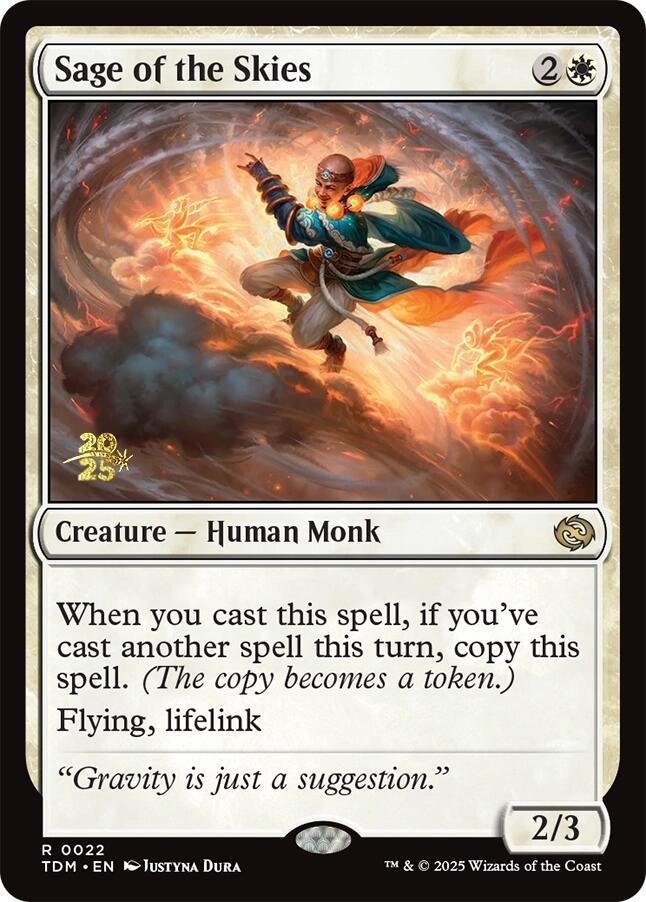 Sage of the Skies [Tarkir: Dragonstorm Prerelease Cards] | Impulse Games and Hobbies