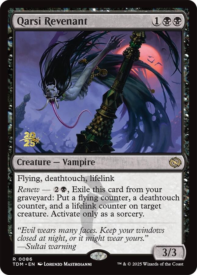 Qarsi Revenant [Tarkir: Dragonstorm Prerelease Promos] | Impulse Games and Hobbies