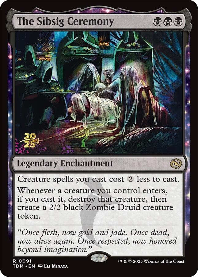 The Sibsig Ceremony [Tarkir: Dragonstorm Prerelease Promos] | Impulse Games and Hobbies