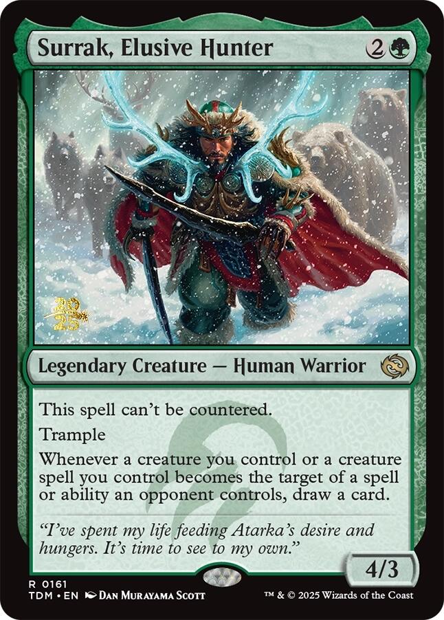 Surrak, Elusive Hunter [Tarkir: Dragonstorm Prerelease Promos] | Impulse Games and Hobbies