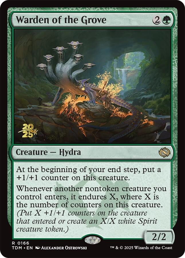 Warden of the Grove [Tarkir: Dragonstorm Prerelease Promos] | Impulse Games and Hobbies
