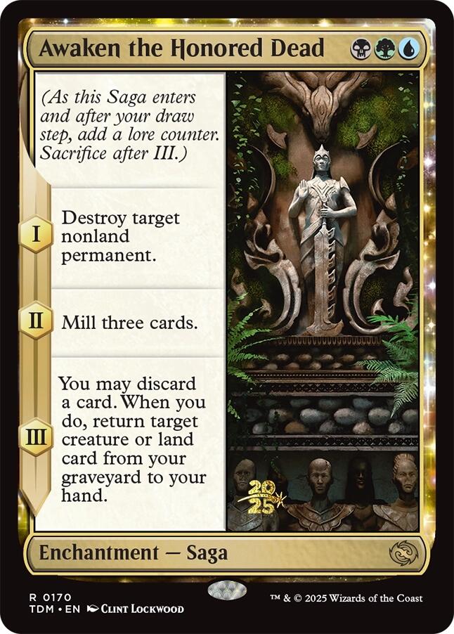 Awaken the Honored Dead [Tarkir: Dragonstorm Prerelease Promos] | Impulse Games and Hobbies