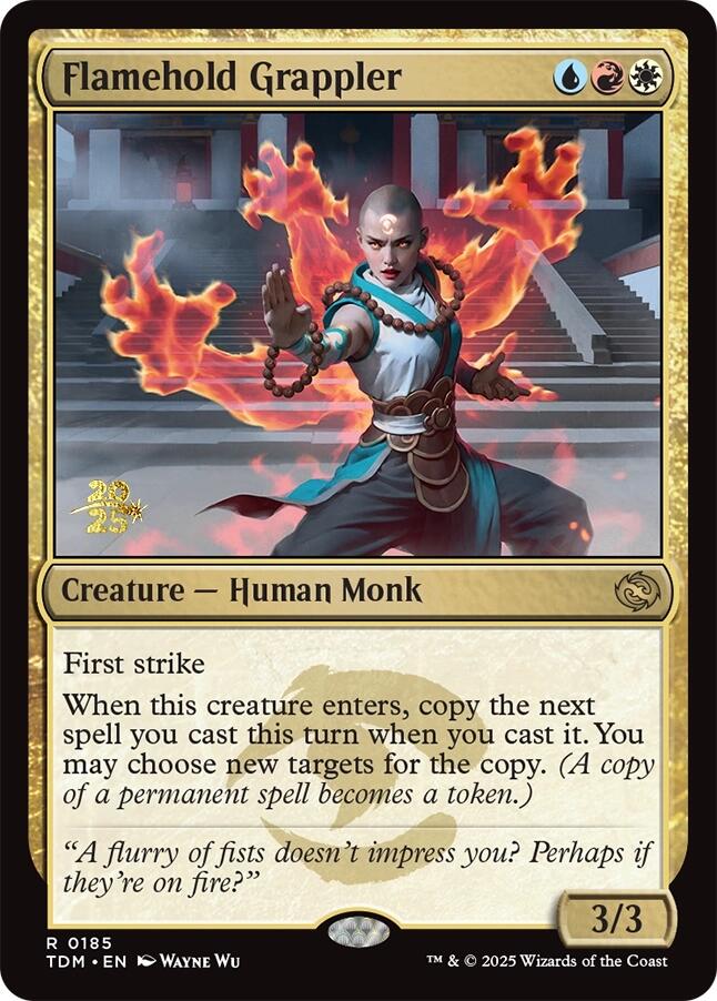 Flamehold Grappler [Tarkir: Dragonstorm Prerelease Promos] | Impulse Games and Hobbies