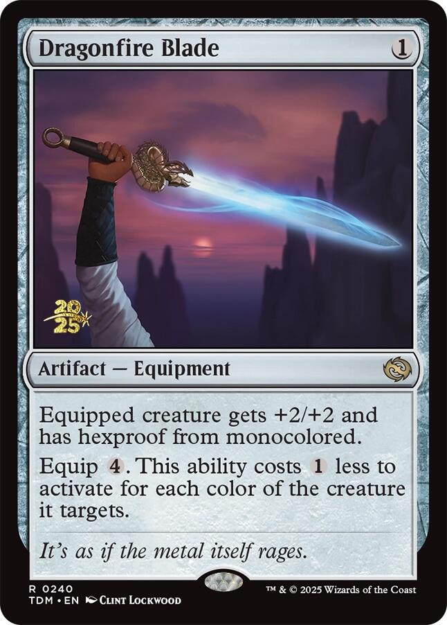 Dragonfire Blade [Tarkir: Dragonstorm Prerelease Cards] | Impulse Games and Hobbies