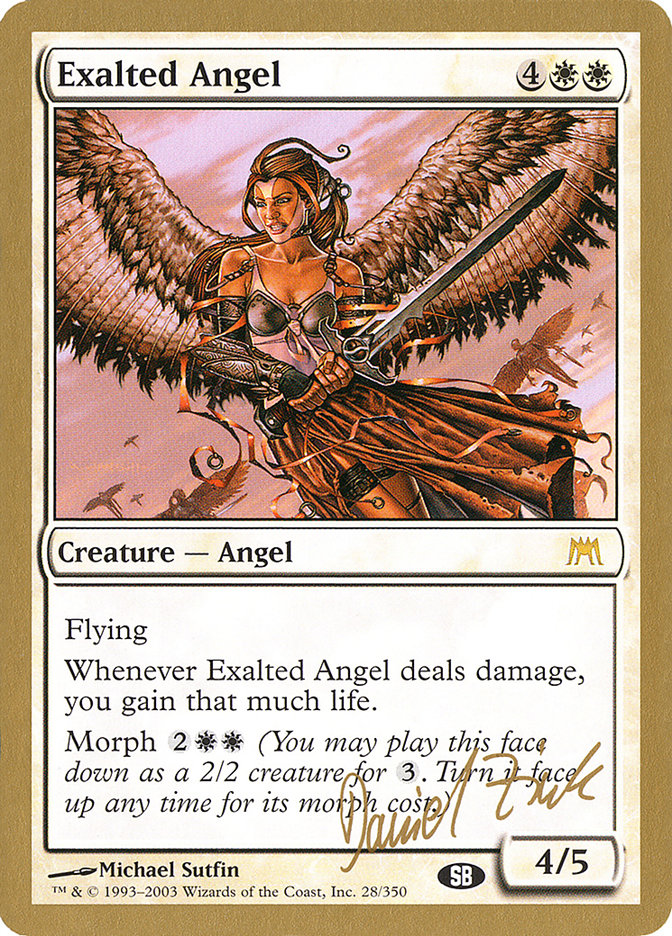 Exalted Angel (Daniel Zink) (SB) [World Championship Decks 2003] | Impulse Games and Hobbies