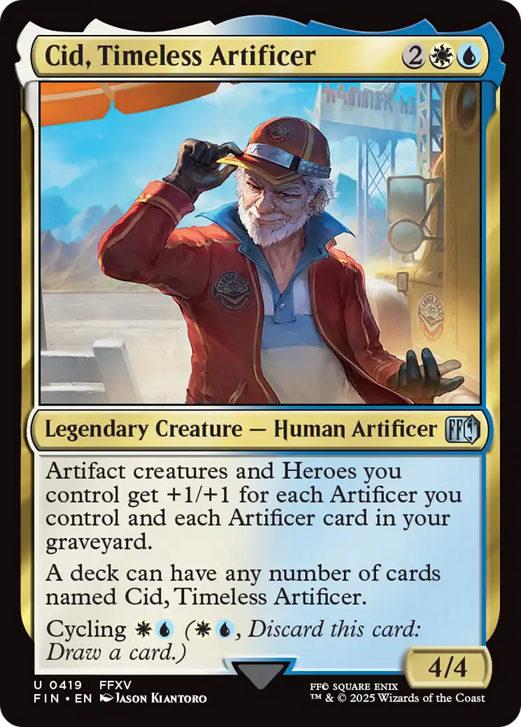 Cid, Timeless Artificer (0419) [FINAL FANTASY] | Impulse Games and Hobbies