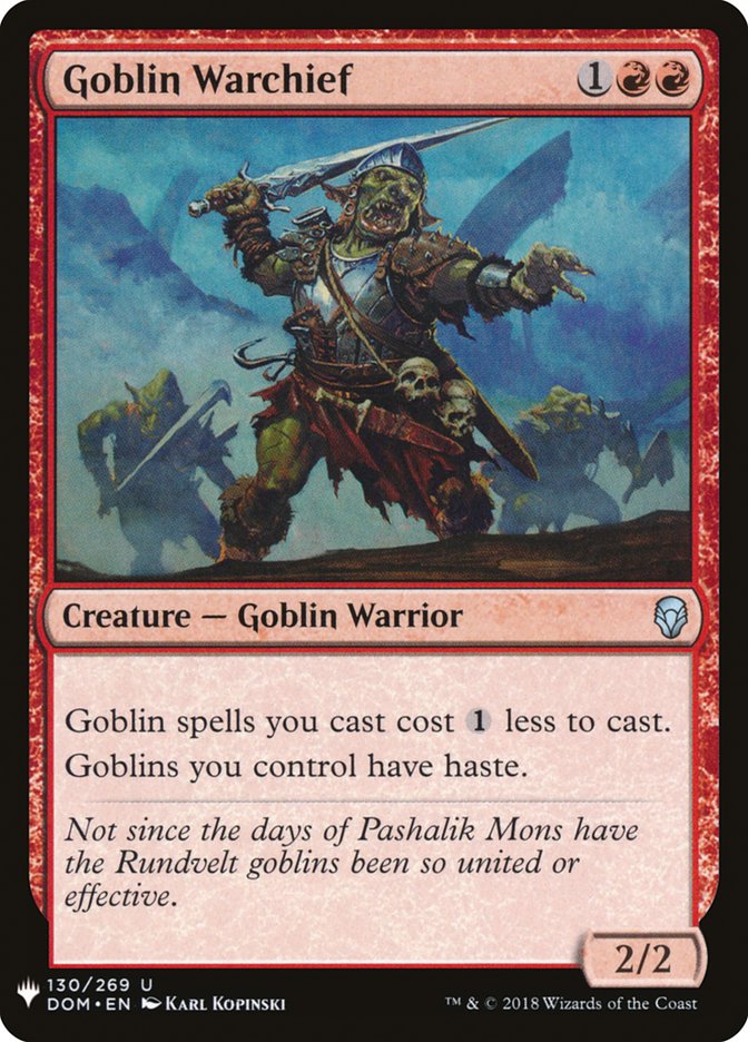 Goblin Warchief [The List] | Impulse Games and Hobbies