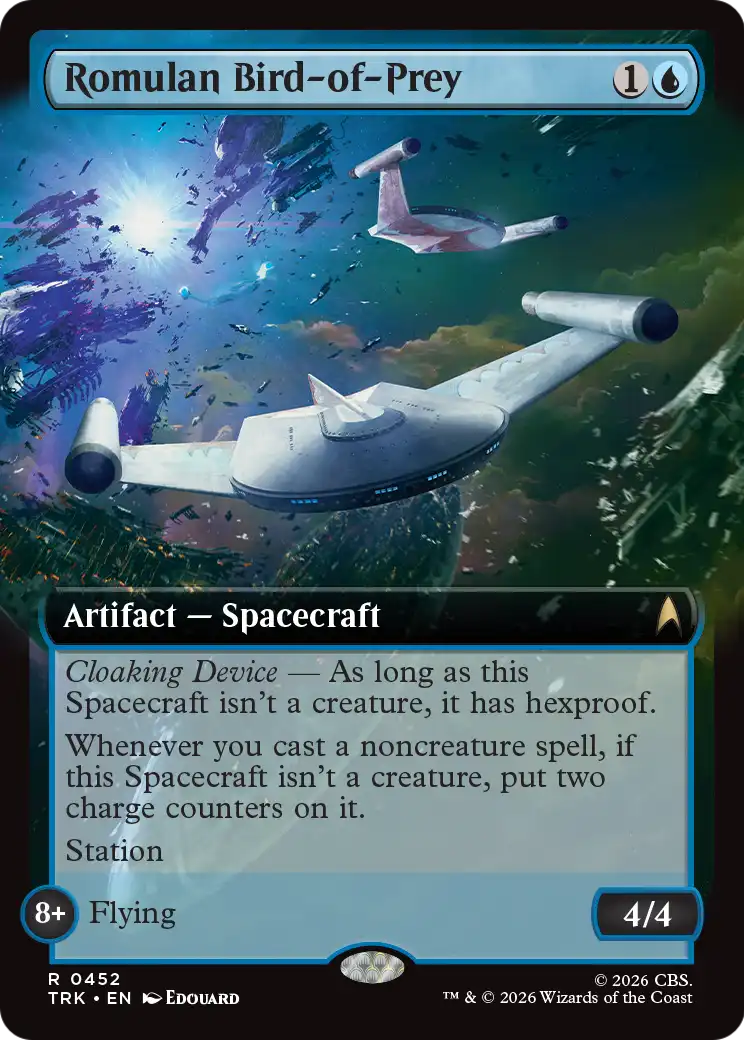 Romulan Bird-of-Prey (Extended Art) [Star Trek] | Impulse Games and Hobbies