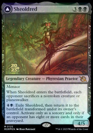 Sheoldred // The True Scriptures [March of the Machine Prerelease Promos] | Impulse Games and Hobbies
