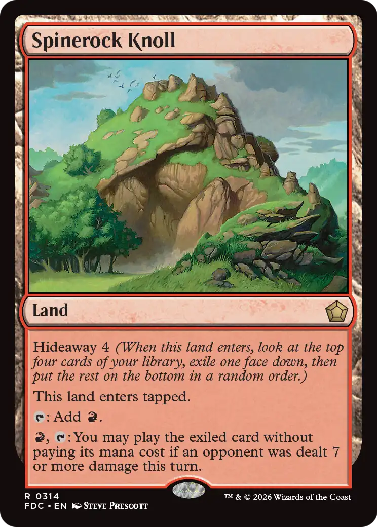 Spinerock Knoll [Foundations Commander] | Impulse Games and Hobbies