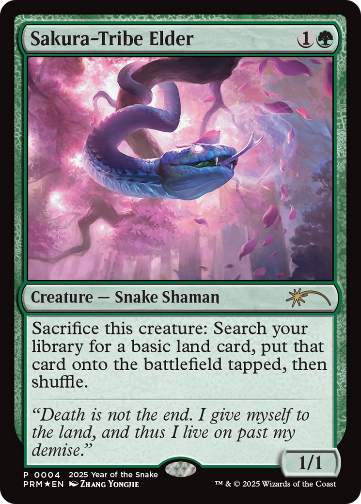 Sakura-Tribe Elder (Year of the Snake 2025) [Standard Showdown Promos] | Impulse Games and Hobbies