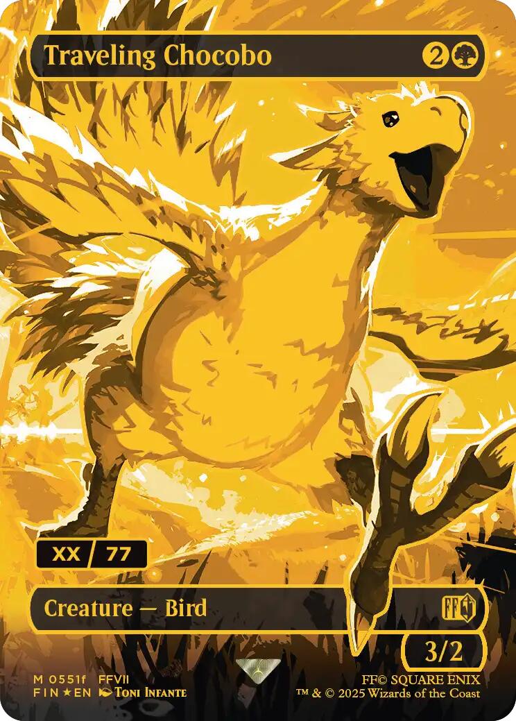 Traveling Chocobo (Borderless) (Serial Numbered) [FINAL FANTASY] | Impulse Games and Hobbies
