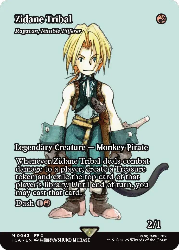 Zidane Tribal - Ragavan, Nimble Pilferer (Showcase) [FINAL FANTASY : Through the Ages] | Impulse Games and Hobbies