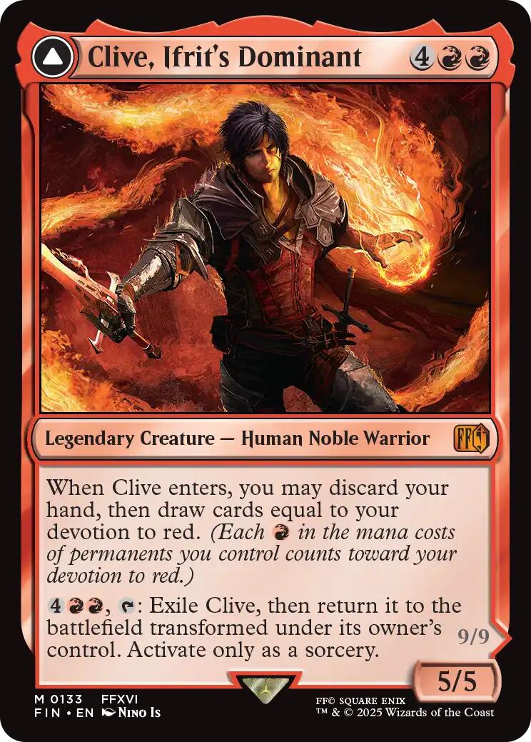 Clive, Ifrit's Dominant // Ifrit, Warden of Inferno [FINAL FANTASY] | Impulse Games and Hobbies