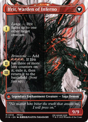 Clive, Ifrit's Dominant // Ifrit, Warden of Inferno (Borderless) (0318) [FINAL FANTASY] | Impulse Games and Hobbies