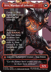 Clive, Ifrit's Dominant // Ifrit, Warden of Inferno (Borderless) (Surge Foil) [FINAL FANTASY] | Impulse Games and Hobbies