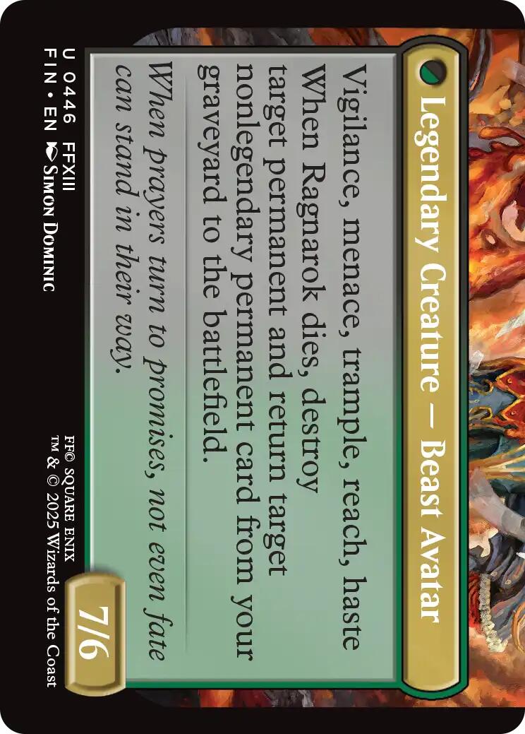 Fang, Fearless l'Cie (Extended Art) [FINAL FANTASY] | Impulse Games and Hobbies