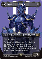 Cecil, Dark Knight // Cecil, Redeemed Paladin (Borderless) (Surge Foil) [FINAL FANTASY] | Impulse Games and Hobbies