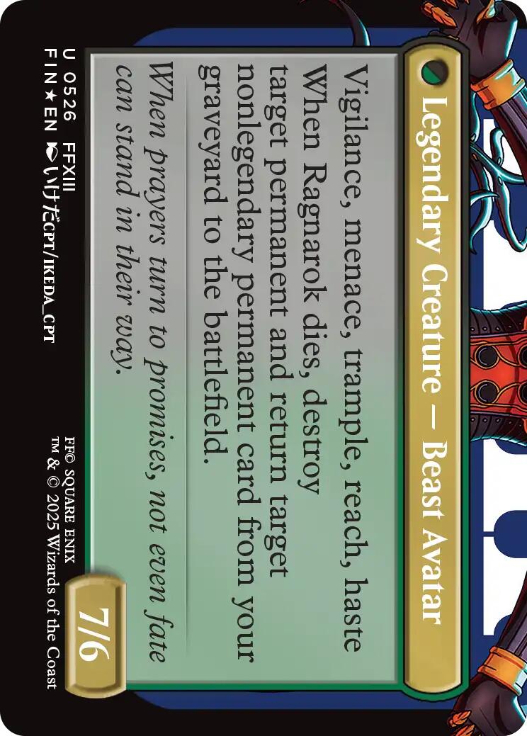 Fang, Fearless l'Cie (Borderless) (Surge Foil) [FINAL FANTASY] | Impulse Games and Hobbies