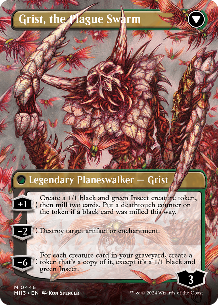 Grist, Voracious Larva // Grist, the Plague Swarm (Borderless) [Modern Horizons 3] | Impulse Games and Hobbies