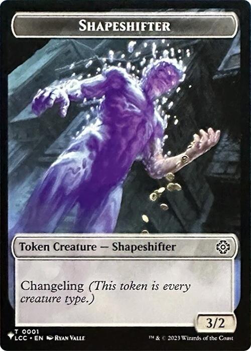 Shapeshifter // Cat Double-Sided Token [Secret Lair Drop Series] | Impulse Games and Hobbies
