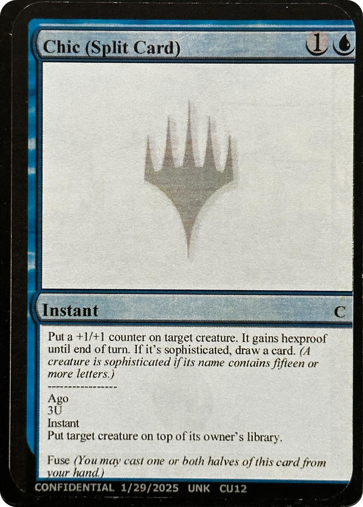 Chic (Split Card) [Unknown Event] | Impulse Games and Hobbies
