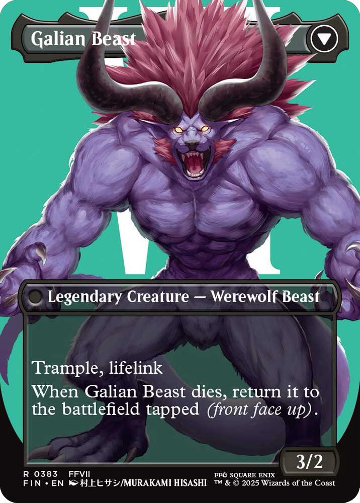 Vincent Valentine // Galian Beast (Borderless) [FINAL FANTASY] | Impulse Games and Hobbies