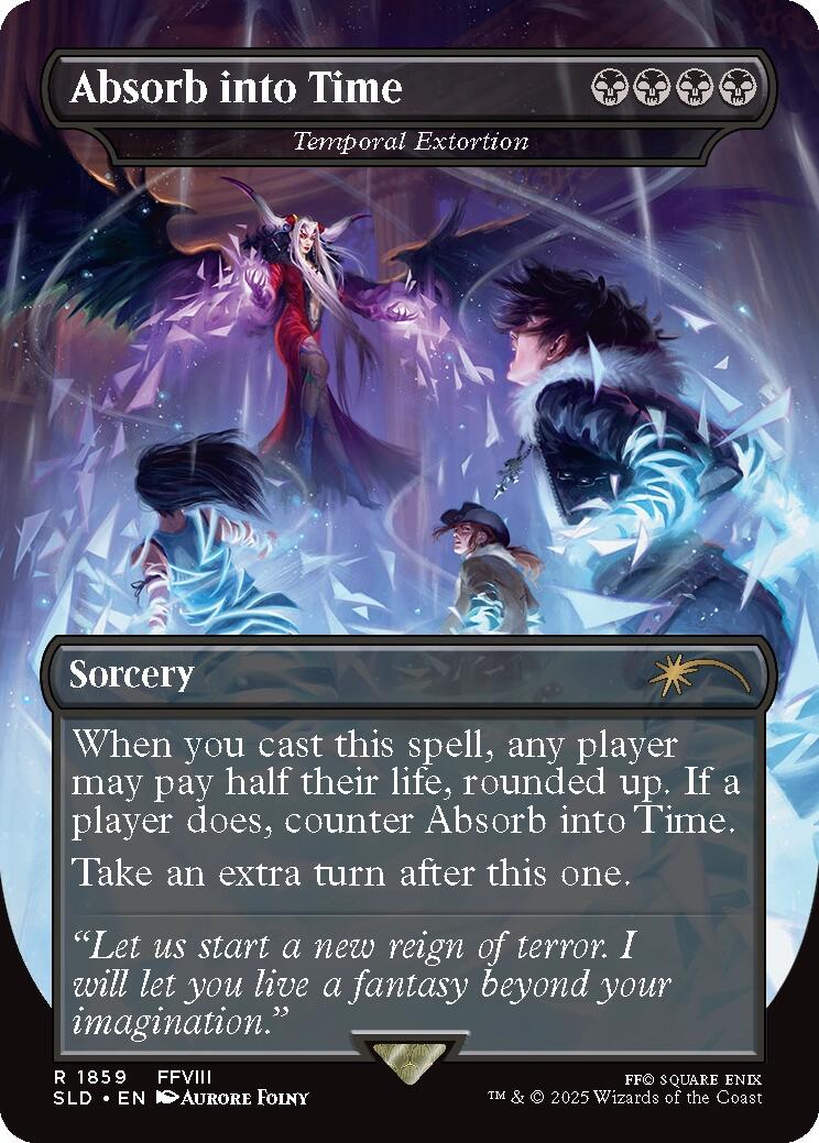 Absorb into Time - Temporal Extortion [Secret Lair Drop Series] | Impulse Games and Hobbies
