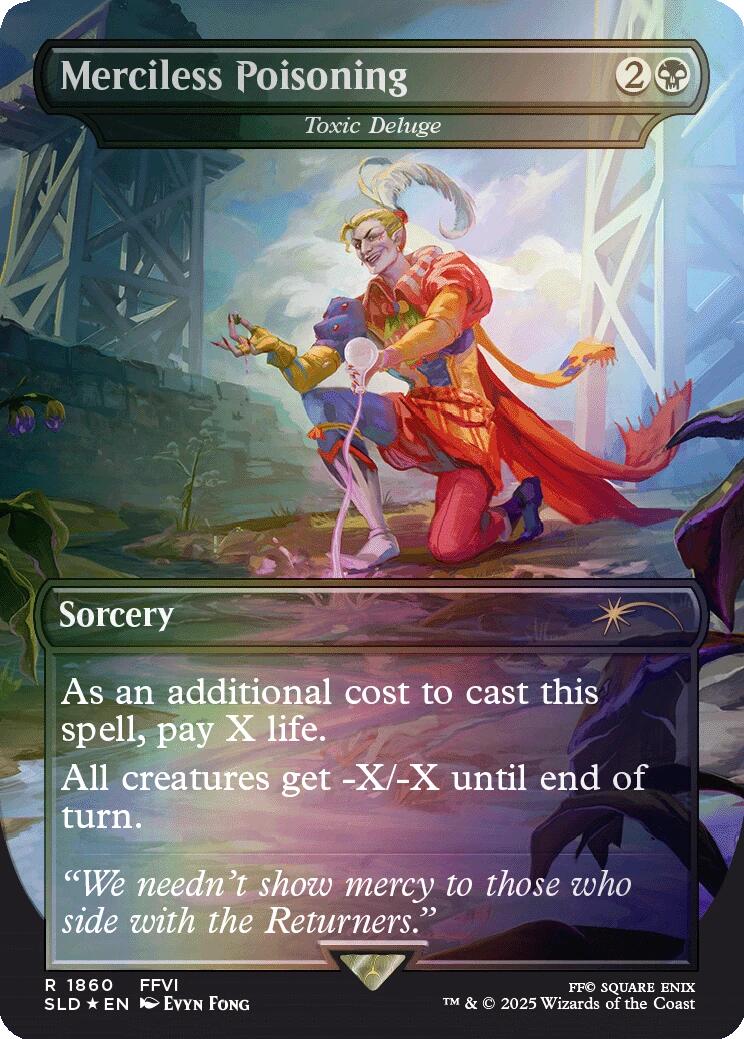 Merciless Poisoning - Toxic Deluge (Rainbow Foil) [Secret Lair Drop Series] | Impulse Games and Hobbies