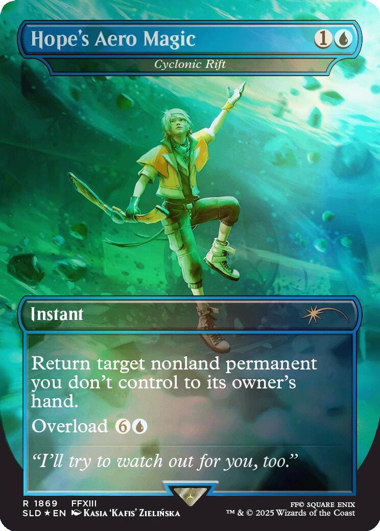 Hope's Aero Magic - Cyclonic Rift (Rainbow Foil) [Secret Lair Drop Series] | Impulse Games and Hobbies