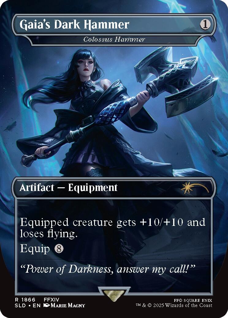 Gaia's Dark Hammer - Colossus Hammer [Secret Lair Drop Series] | Impulse Games and Hobbies