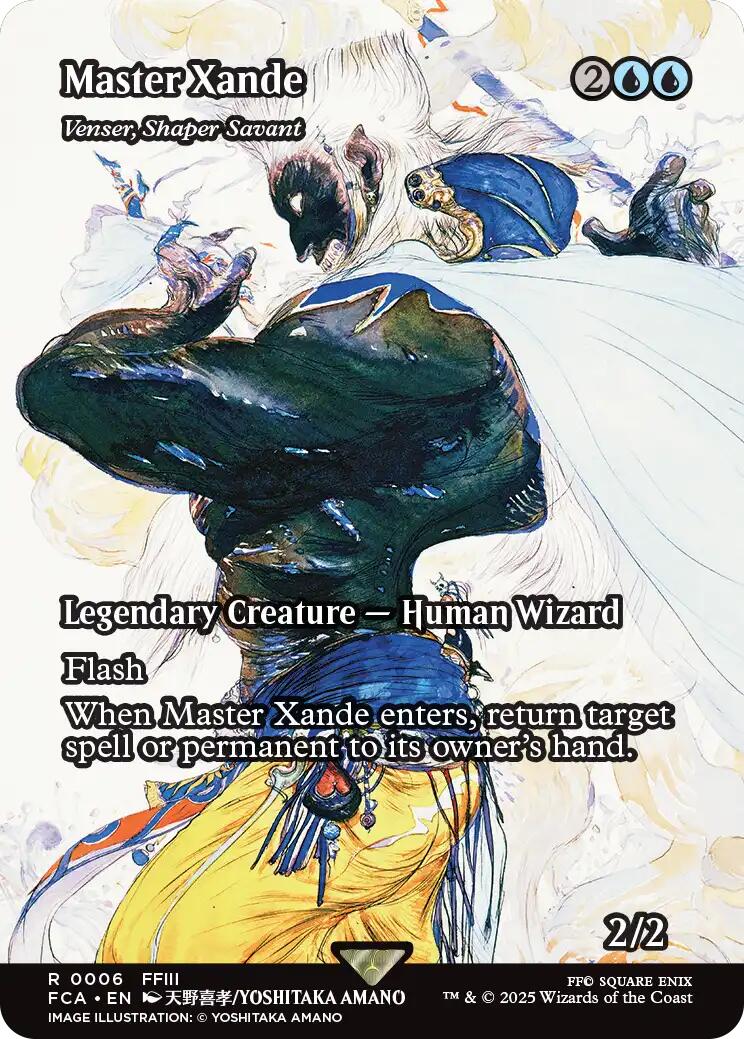 Master Xande - Venser, Shaper Savant (Showcase) [FINAL FANTASY : Through the Ages] | Impulse Games and Hobbies
