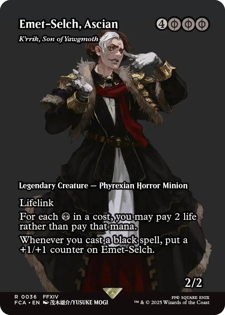 Emet-Selch, Ascian - K'rrik, Son of Yawgmoth (Showcase) [FINAL FANTASY : Through the Ages] | Impulse Games and Hobbies