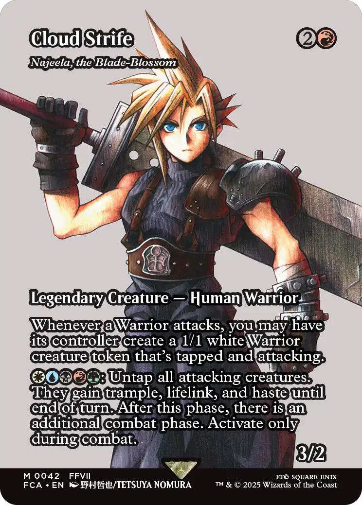 Cloud Strife - Najeela, the Blade-Blossom (Showcase) [FINAL FANTASY : Through the Ages] | Impulse Games and Hobbies