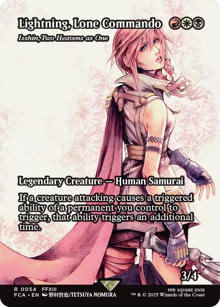 Lightning, Lone Commando - Isshin, Two Heavens as One (Showcase) [FINAL FANTASY : Through the Ages] | Impulse Games and Hobbies
