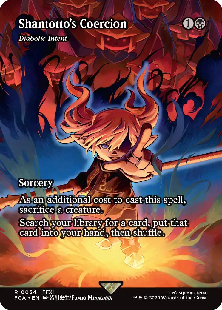 Shantotto's Coercion - Diabolic Intent (Showcase) [FINAL FANTASY : Through the Ages] | Impulse Games and Hobbies