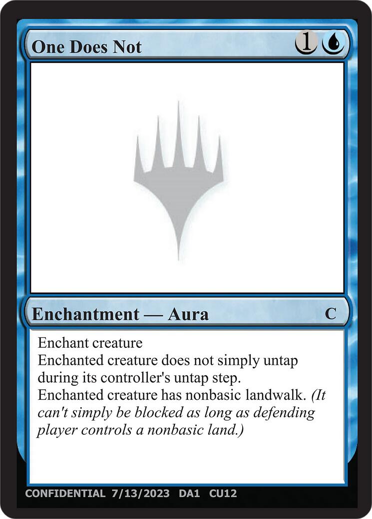 One Does Not [Unknown Event] | Impulse Games and Hobbies