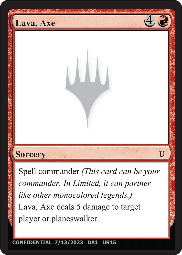 Lava, Axe [Mystery Booster] | Impulse Games and Hobbies