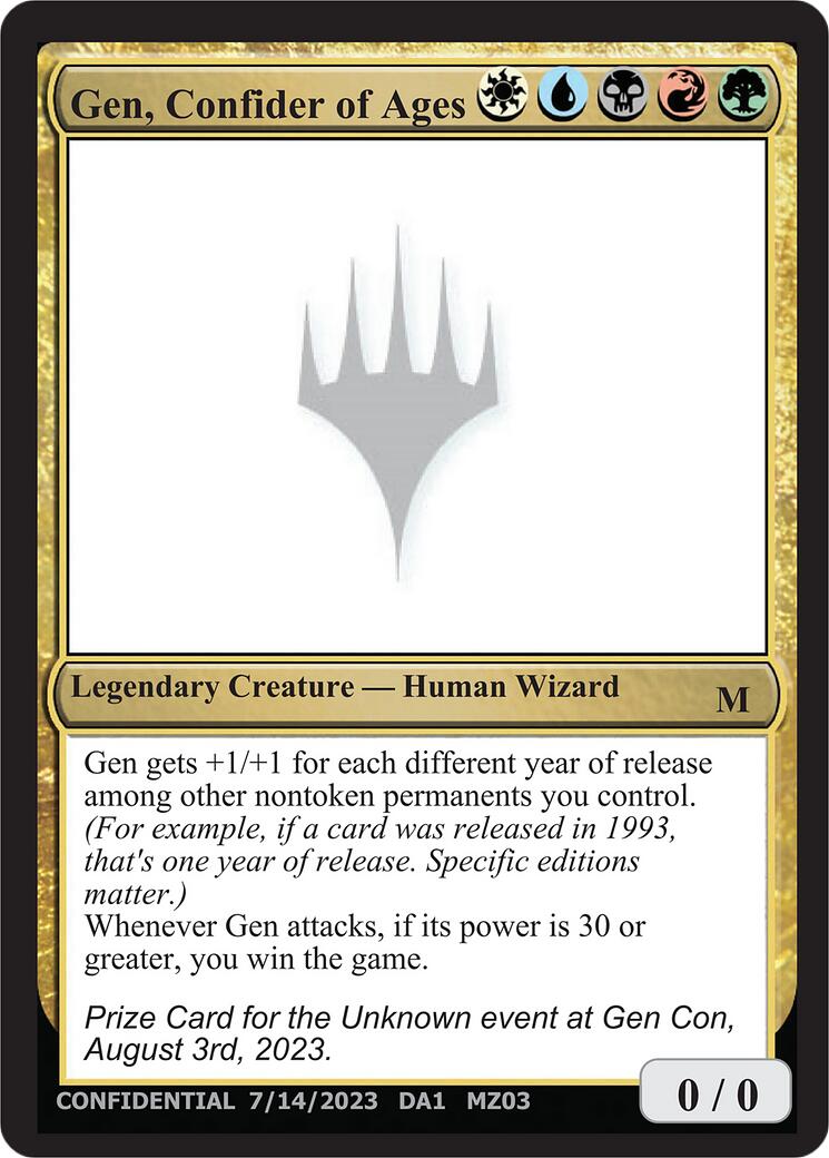Gen, Confider of Ages [Mystery Booster] | Impulse Games and Hobbies