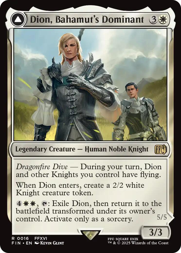 Dion, Bahamut's Dominant // Bahamut, Warden of Light [FINAL FANTASY] | Impulse Games and Hobbies