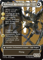 Dion, Bahamut's Dominant // Bahamut, Warden of Light (Borderless) (Surge Foil) [FINAL FANTASY] | Impulse Games and Hobbies