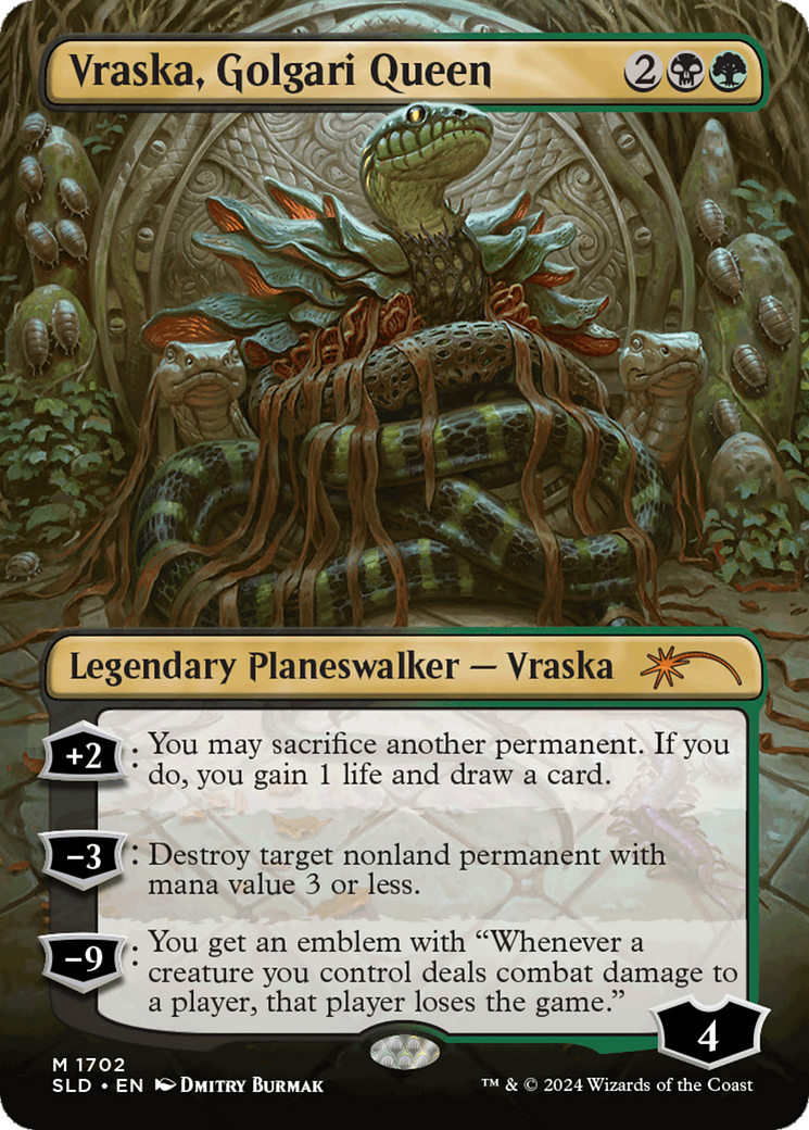 Vraska, Golgari Queen (1702) (Rainbow Foil) [Secret Lair Drop Series] | Impulse Games and Hobbies