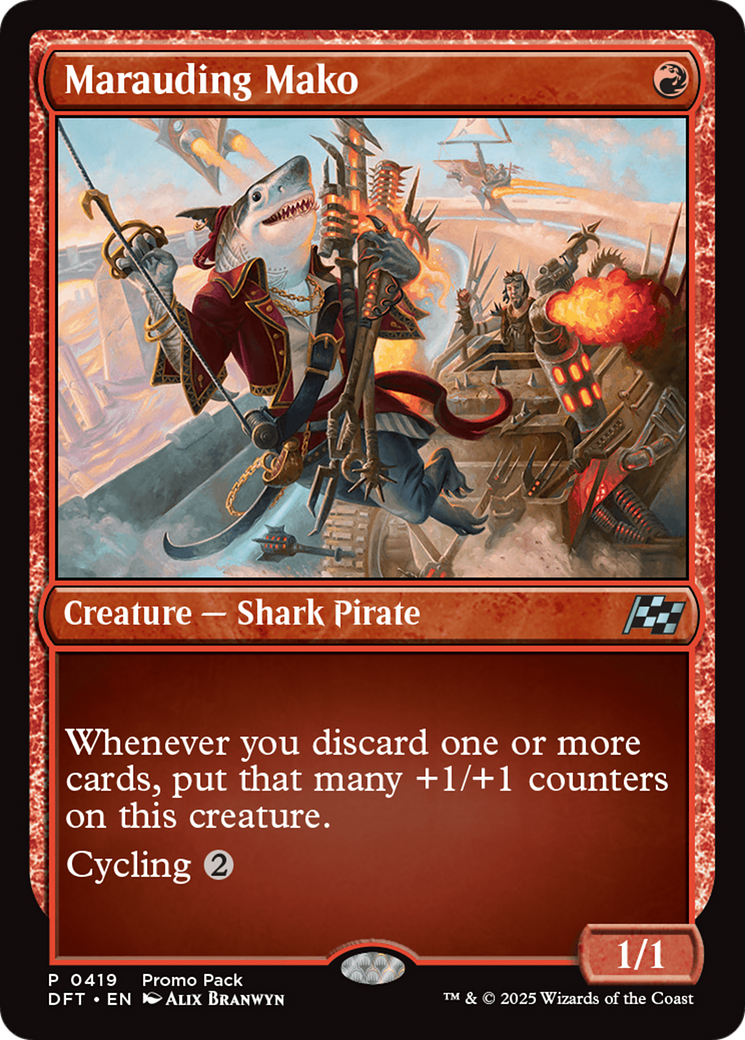Marauding Mako (Promo Pack) [Aetherdrift Promos] | Impulse Games and Hobbies