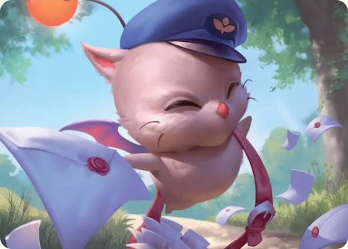 Delivery Moogle Art Card [FINAL FANTASY Art Series] | Impulse Games and Hobbies