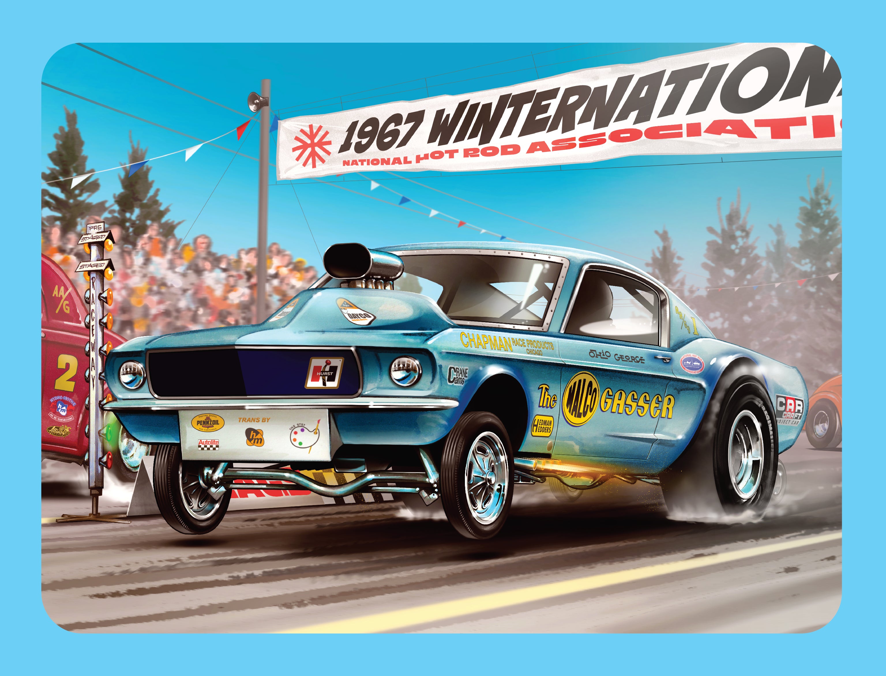 MPC - Ohio George Malco Gasser Mustang Tin (1/25) | Impulse Games and Hobbies