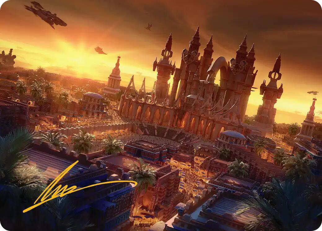 Rabanastre, Royal City Art Card (Gold-Stamped Signature) [FINAL FANTASY Art Series] | Impulse Games and Hobbies