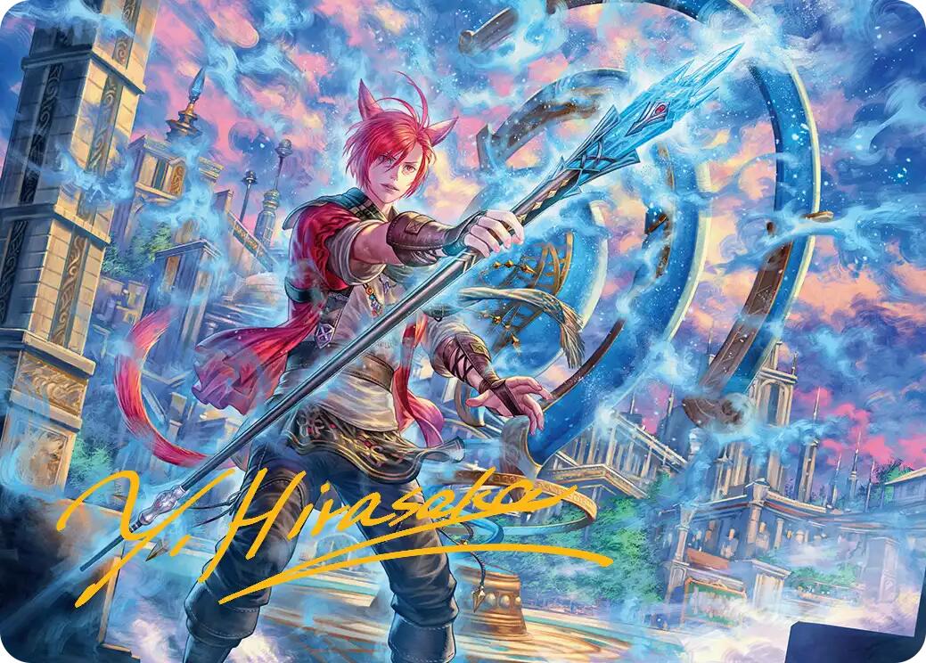 G'raha Tia, Scion Reborn Art Card (19) (Gold-Stamped Signature) [FINAL FANTASY Art Series] | Impulse Games and Hobbies