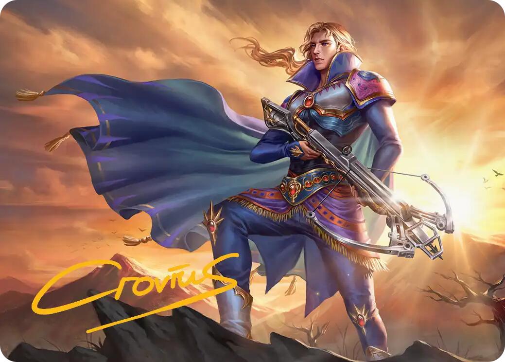 Edgar, Master Machinist Art Card (Gold-Stamped Signature) [FINAL FANTASY Art Series] | Impulse Games and Hobbies